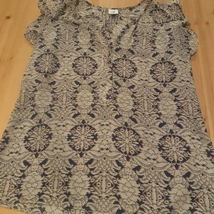 CAbi ruffle sleeve tank top